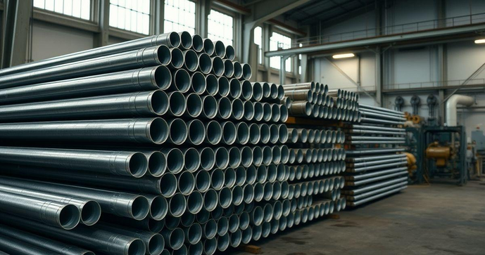 Fábrica de tubos galvanizados: qualidade e eficiência na construção civil